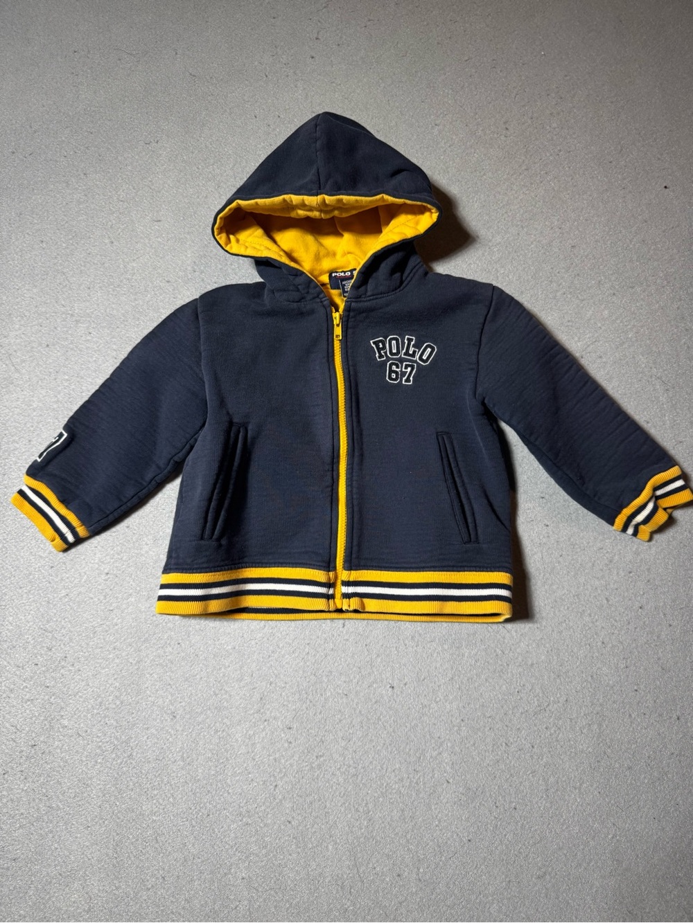 Vintage Polo Sport Ralph Lauren ToddlerBoys Full Zip Sweatshirt XL (2T)